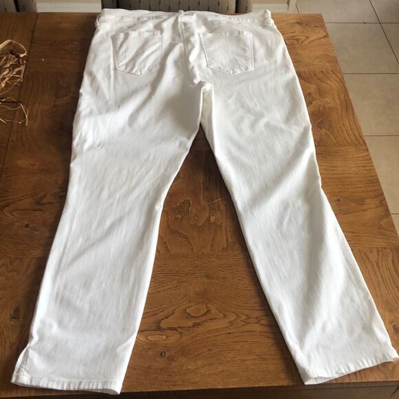 NYDJ White Ami Ankle Skinny Jeans Size 16 - Picture 6 of 14